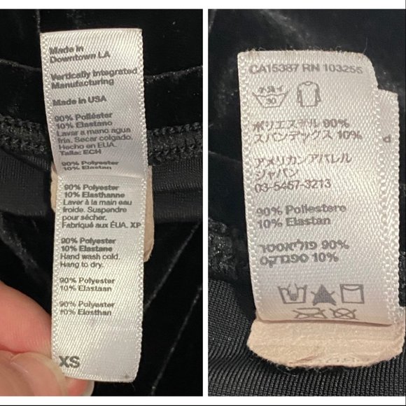 SOLD | American Apparel Black Velvet Mini Skirt - Picture 15 of 16